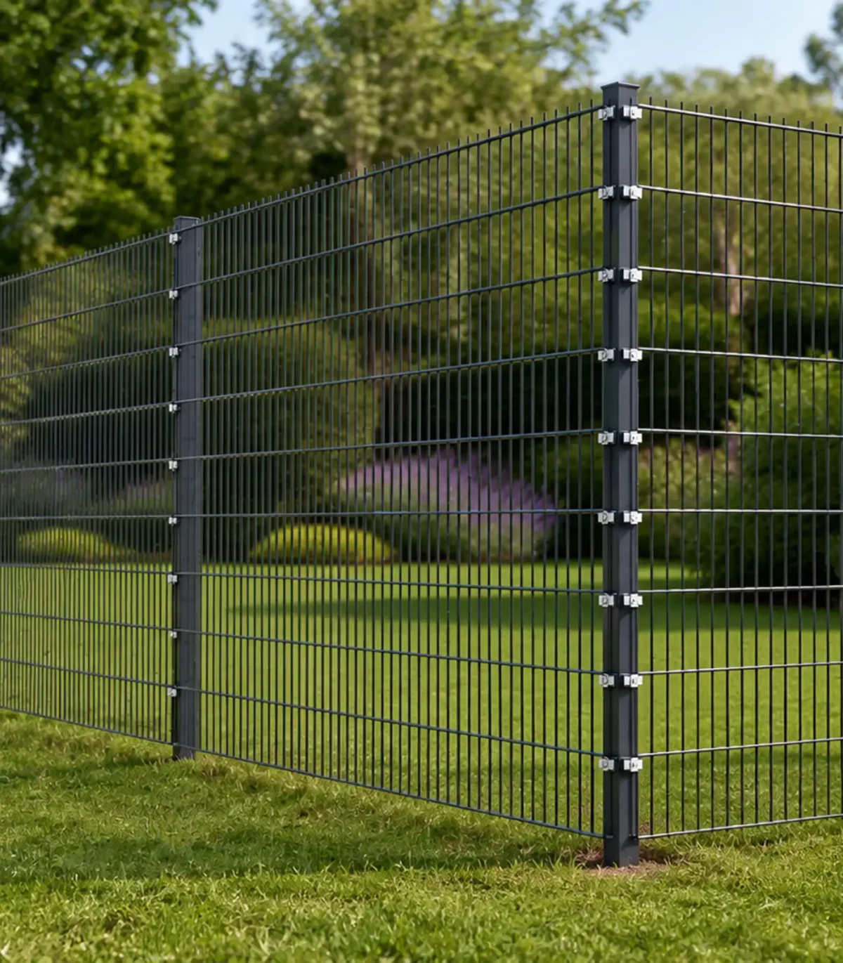 Eckpfosten 60x60 Anthrazit RAL 7016 (Med-Set) – Bild 3