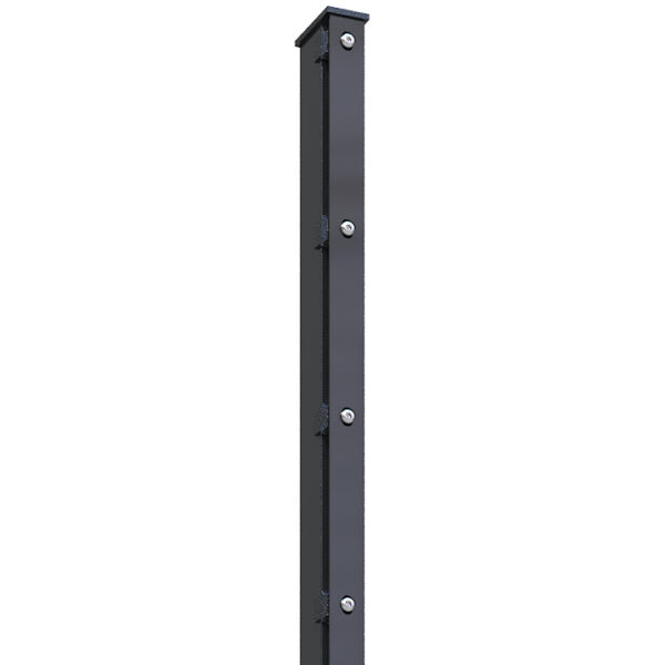Zaunpfosten 60×40 Anthrazit (Pro - Set)