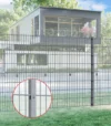 Zaunpfosten 60x40 Feuerverzinkt (Pro-Set)