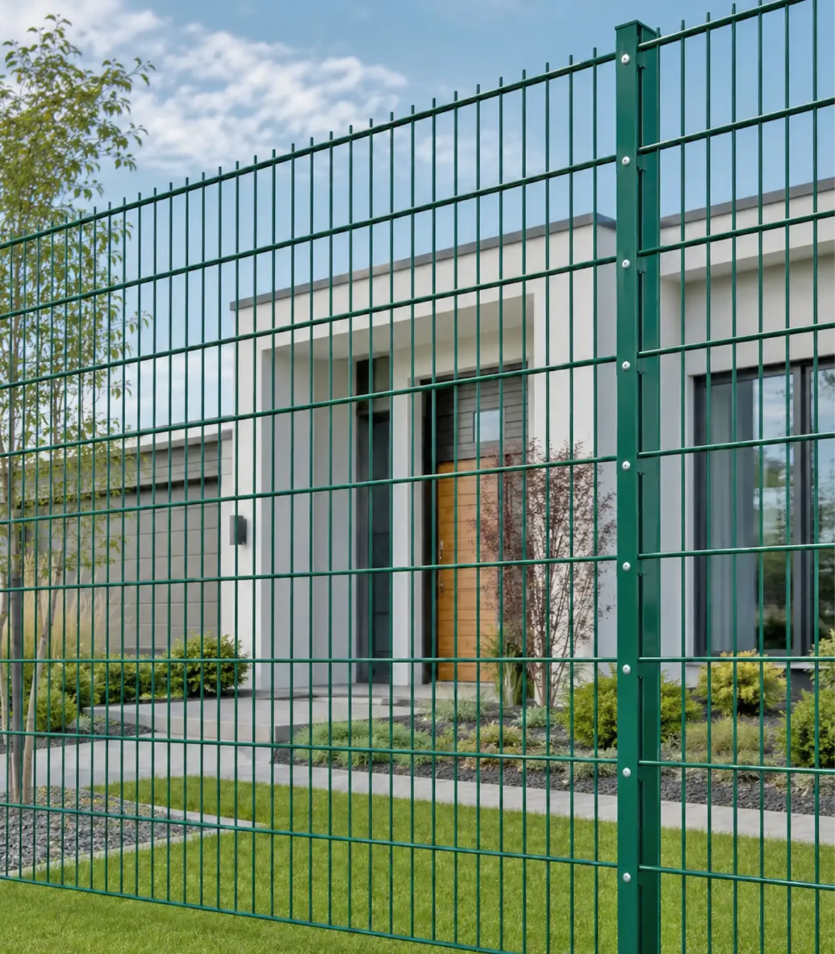 Zaunpfosten 60x40 Grün RAL 6005 (Pro-Set) – Bild 5