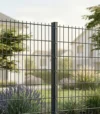 Zaunpfosten 60x40 Anthrazit RAL 7016 (Pro-Set) – Bild 3