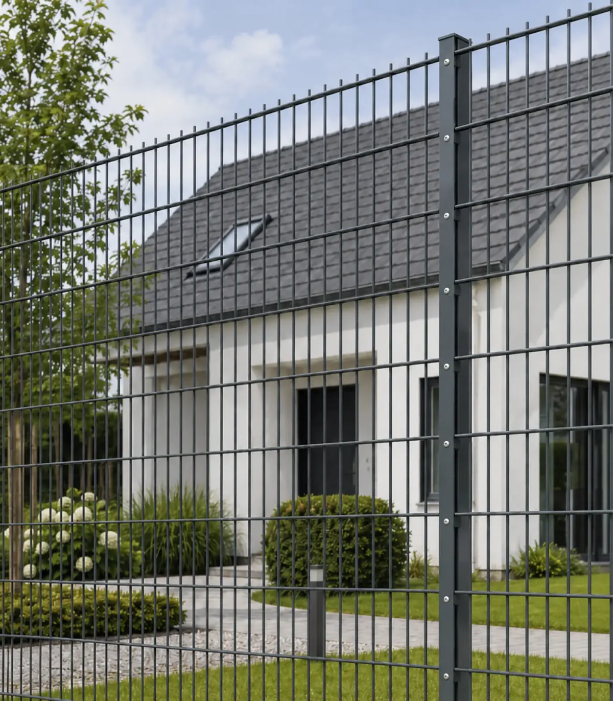 Zaunpfosten 60x40 Anthrazit RAL 7016 (Pro-Set) – Bild 5