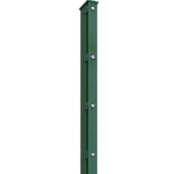Zaunpfosten 60x40 Grün RAL 6005 (Pro-Set)