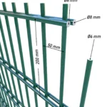 Doppelstabmatte 8/6/8 Grün RAL 6005 (Pro)