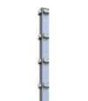 Eckpfosten 60x60 Feuerverzinkt (Med-Set)