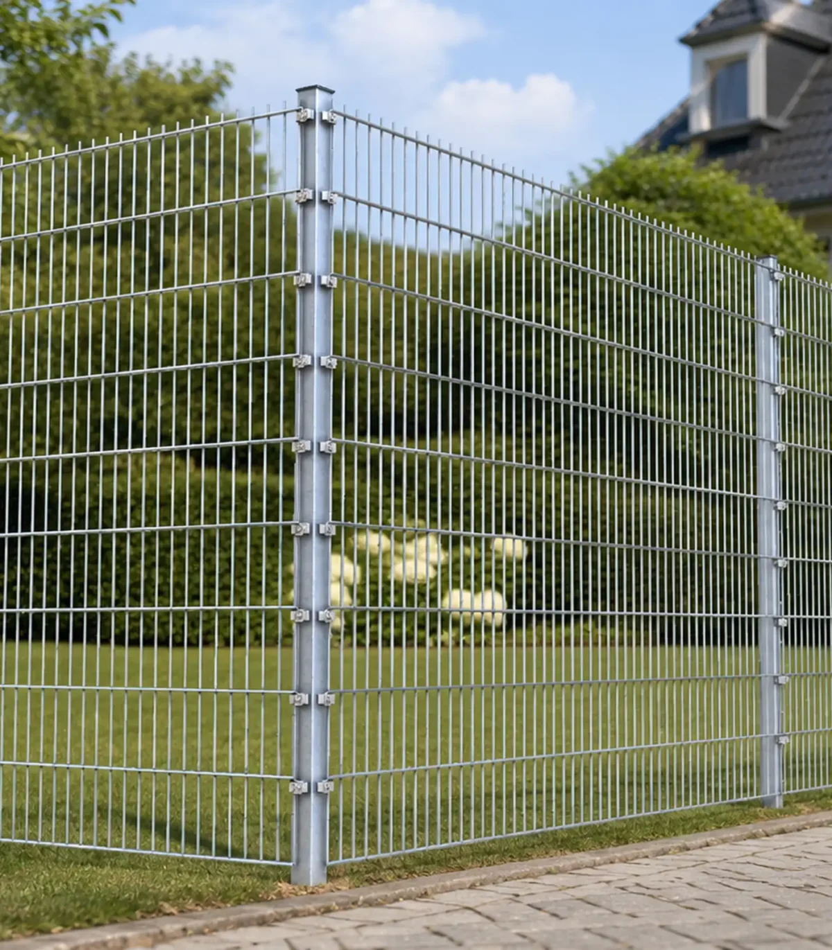 Eckpfosten 60x60 Feuerverzinkt (Med-Set) – Bild 4