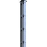Eckpfosten 60x60 Feuerverzinkt (Pro-Set)