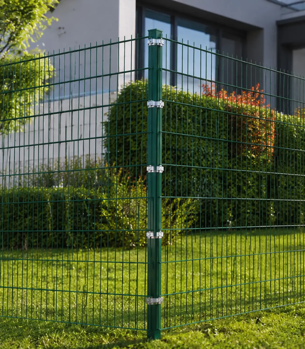 Eckpfosten 60x60 Grün RAL 6005 (Med-Set) – Bild 3