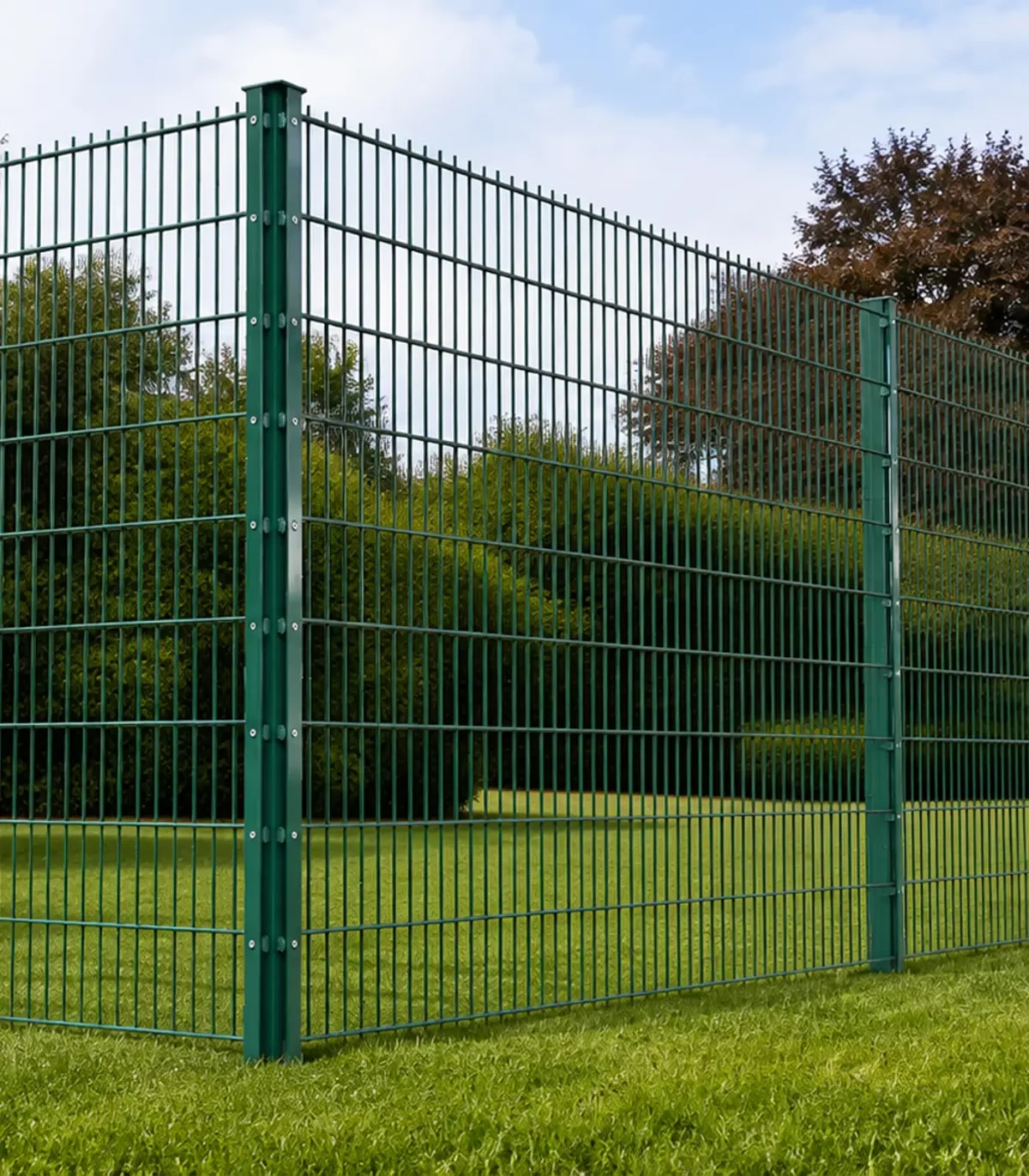 Eckpfosten 60x60 Grün RAL 6005 (Pro-Set) – Bild 6