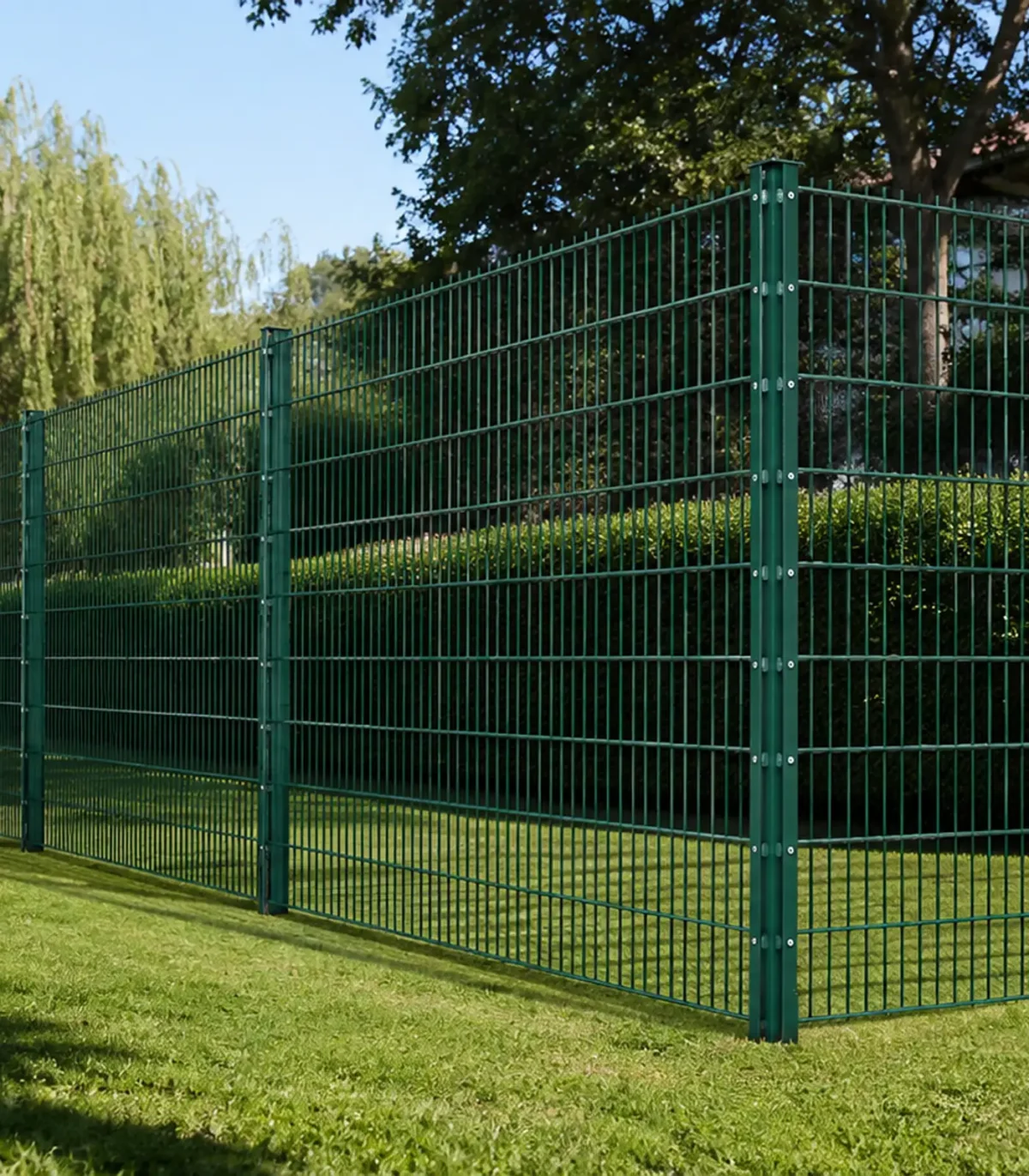 Eckpfosten 60x60 Grün RAL 6005 (Pro-Set) – Bild 5